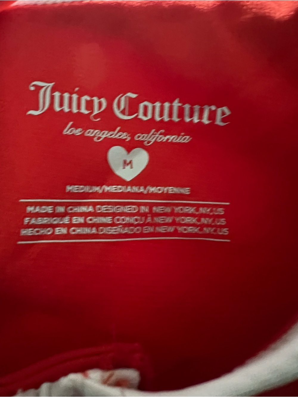 Juicy Couture One Piece Swimsuit Red Cherry Design Medium - Picture 6 of 7